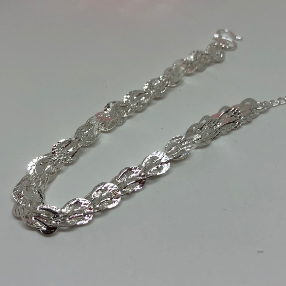 Sterling Silver Phoenix Tail Bracelet - Picture 4 of 10